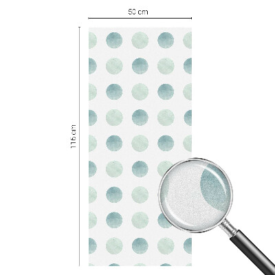 Patterned window film Delicate circles