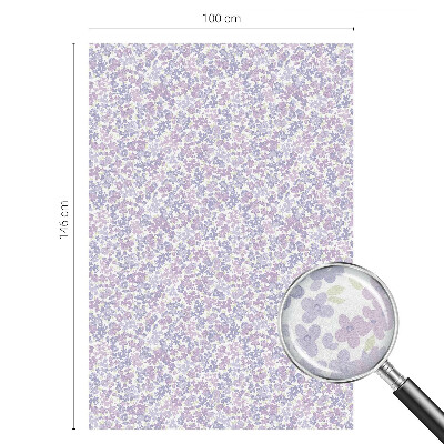 Frosted glass film stained glass effect Floral lightness