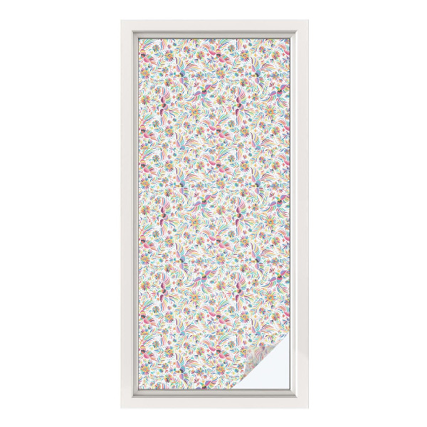Patterned window film Colorful exoticism