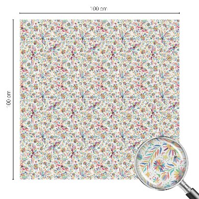 Patterned window film Colorful exoticism