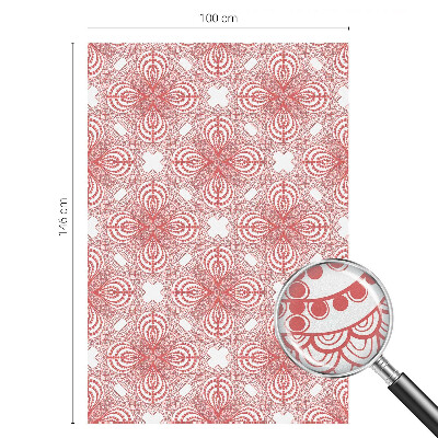 Opaque window film stained glass style Lace patterns
