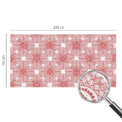 Opaque window film stained glass style Lace patterns