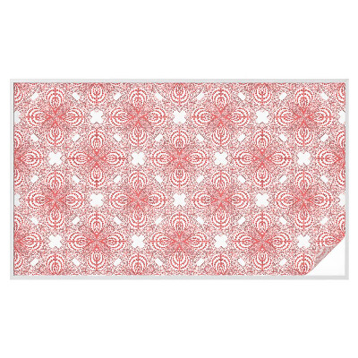 Opaque window film stained glass style Lace patterns