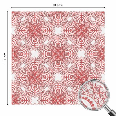 Opaque window film stained glass style Lace patterns