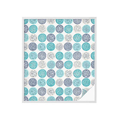 Patterned window film Geometric circles