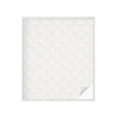 Opaque window film stained glass style Geometric patterns