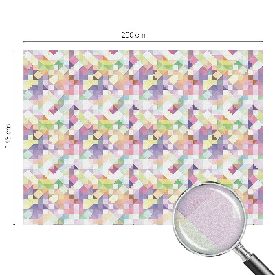 Frosted glass film stained glass effect Abstract mosaic