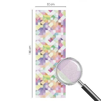 Frosted glass film stained glass effect Abstract mosaic