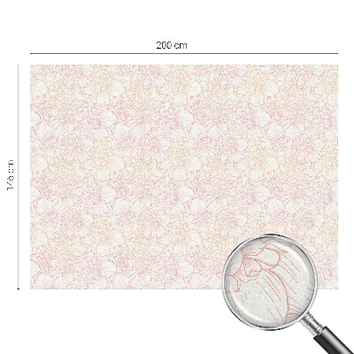 Colored window film stained glass Floral elegance