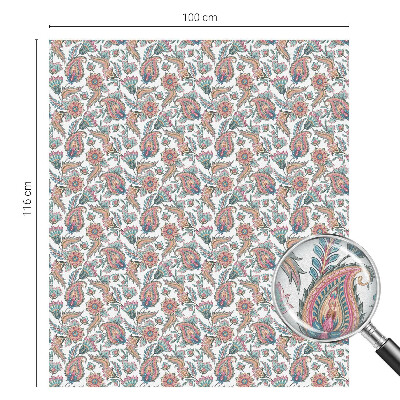 Privacy window film Floral elegance