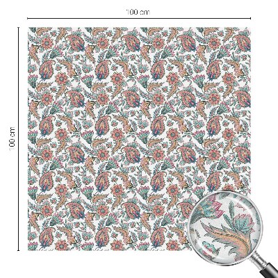 Privacy window film Floral elegance