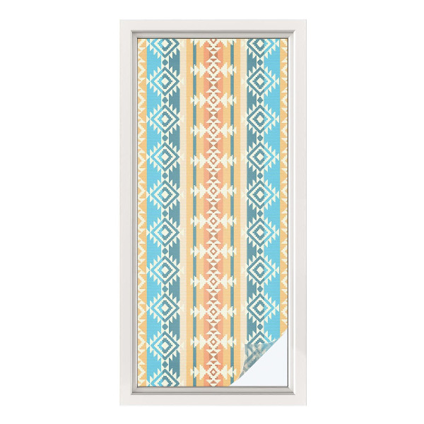 Colored window film stained glass Geometric motifs
