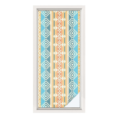 Colored window film stained glass Geometric motifs
