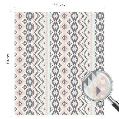 Patterned window film Pastel geometry