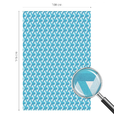 Privacy window film Geometric cubes