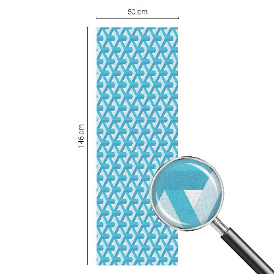 Privacy window film Geometric cubes