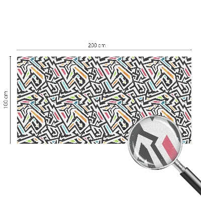 Frosted glass film stained glass effect Abstract geometry