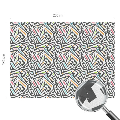 Frosted glass film stained glass effect Abstract geometry