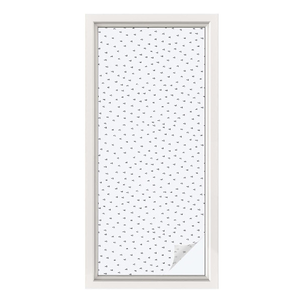 Colored window film stained glass Geometric triangles