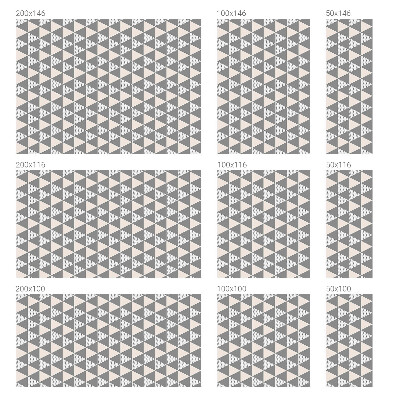 Privacy window film Modern geometry