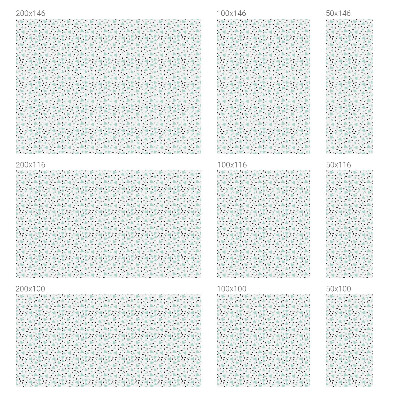 Patterned window film Geometric figures