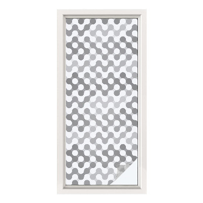 Colored window film stained glass Wave geometry