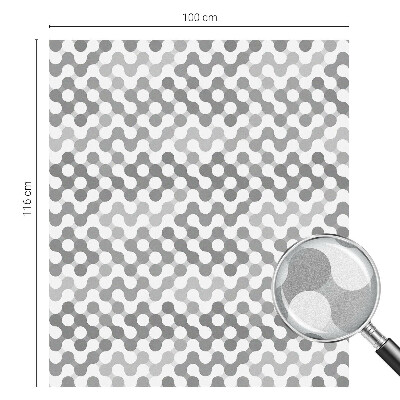 Colored window film stained glass Wave geometry