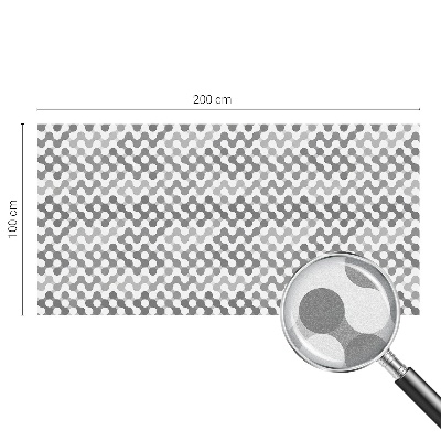 Colored window film stained glass Wave geometry