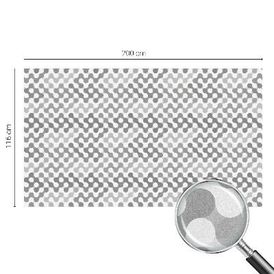 Colored window film stained glass Wave geometry