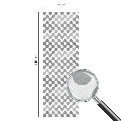 Colored window film stained glass Wave geometry