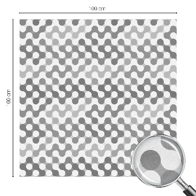 Colored window film stained glass Wave geometry