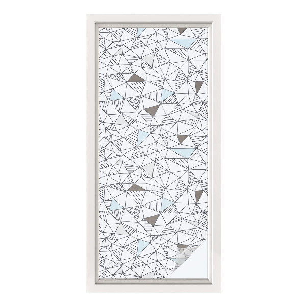 Privacy window film Abstract shapes