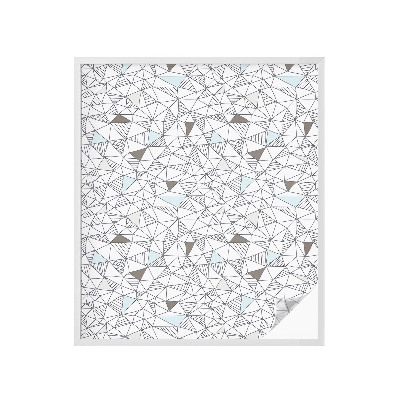 Privacy window film Abstract shapes