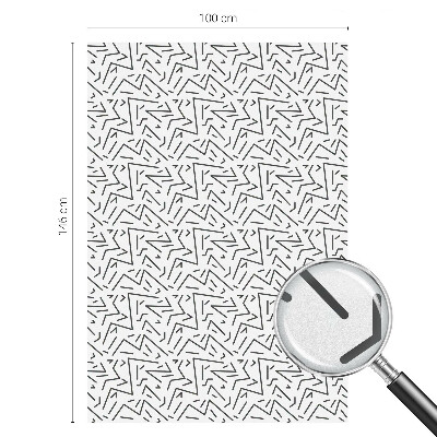 Frosted glass film stained glass effect Abstract zigzags