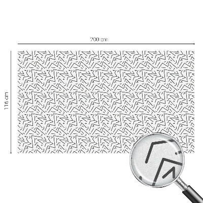 Frosted glass film stained glass effect Abstract zigzags