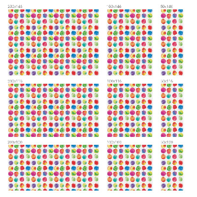 Opaque window film stained glass style Colorful circles