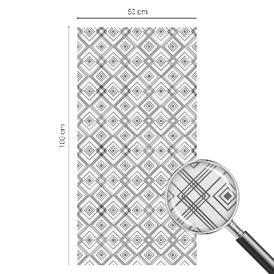 Privacy window film Rhombic harmony
