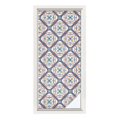 Patterned window film Tile pattern