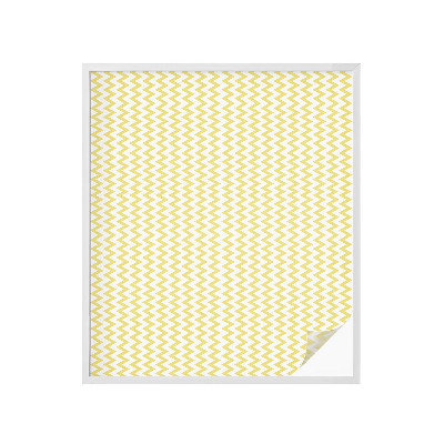 Colored window film stained glass Yellow zigzags