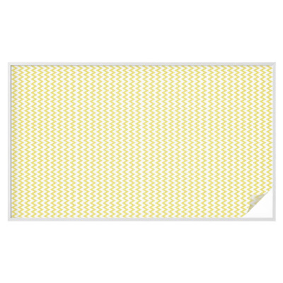 Colored window film stained glass Yellow zigzags