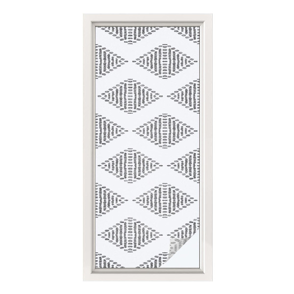 Privacy window film Geometric diamonds