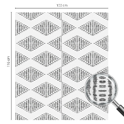 Privacy window film Geometric diamonds