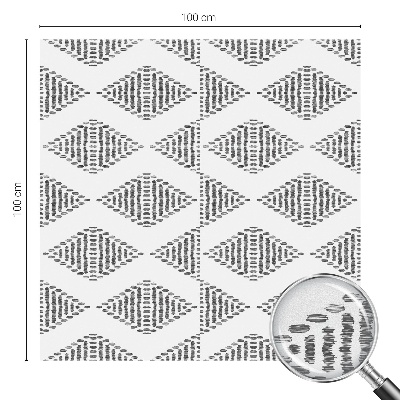 Privacy window film Geometric diamonds