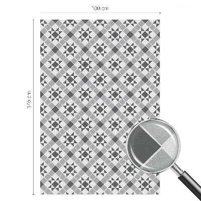 Frosted glass film stained glass effect Geometric patterns