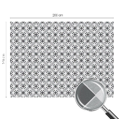 Frosted glass film stained glass effect Geometric patterns