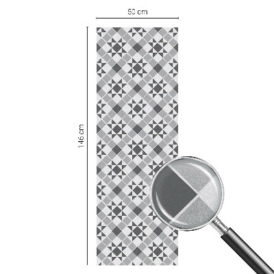 Frosted glass film stained glass effect Geometric patterns