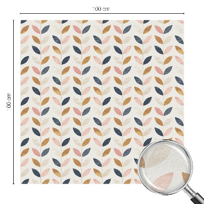 Patterned window film Leaves pattern