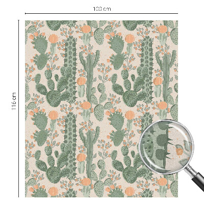 Privacy window film Green succulents