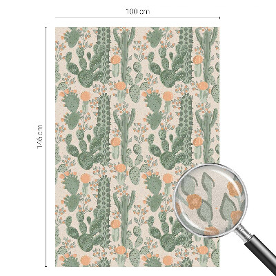 Privacy window film Green succulents