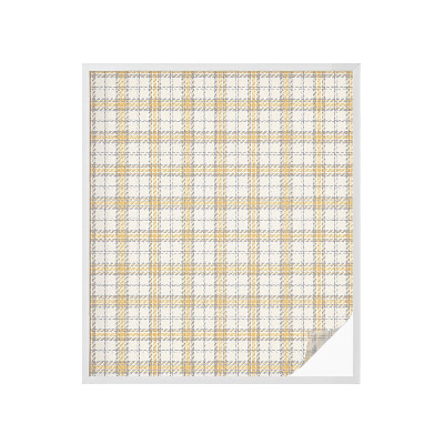 Opaque window film stained glass style Geometric grid